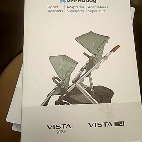 NIB - UPPAbaby Vista V2 & Vista 2015 Stroller Upper Adapters - Picture 3 of 7